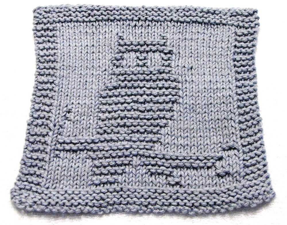 Washcloth knitting pattern