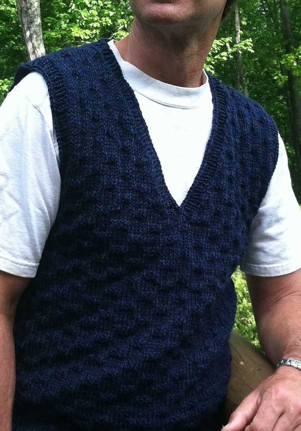Knitting pattern for men's vest free