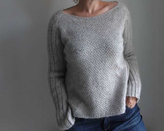 Beginner knitted sweater pattern