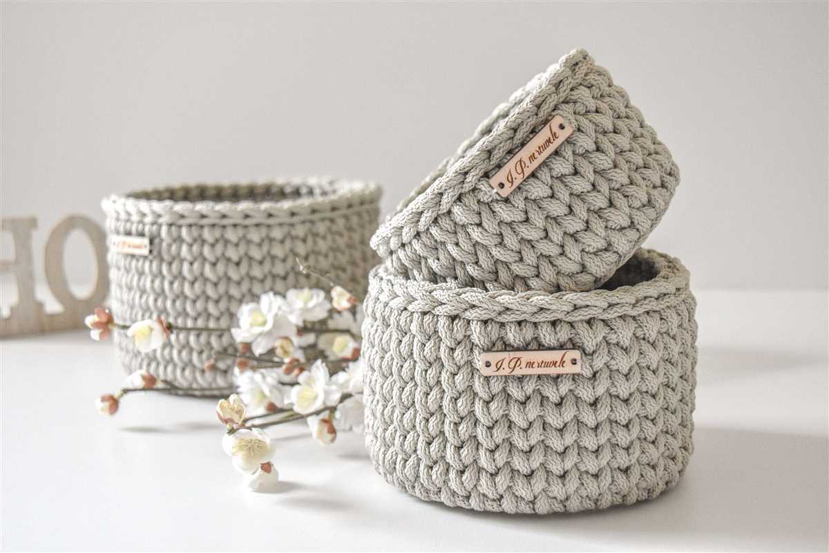 Easy knit basket pattern
