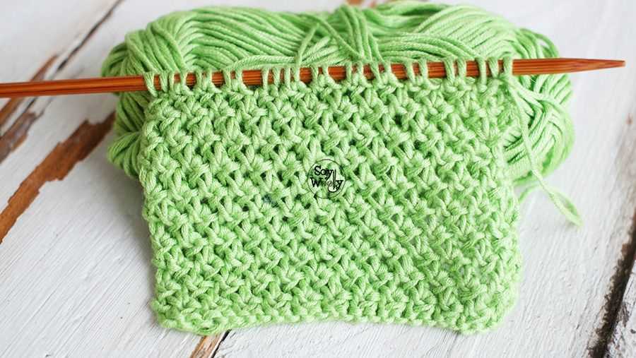 Edelweiss stitch knitting pattern