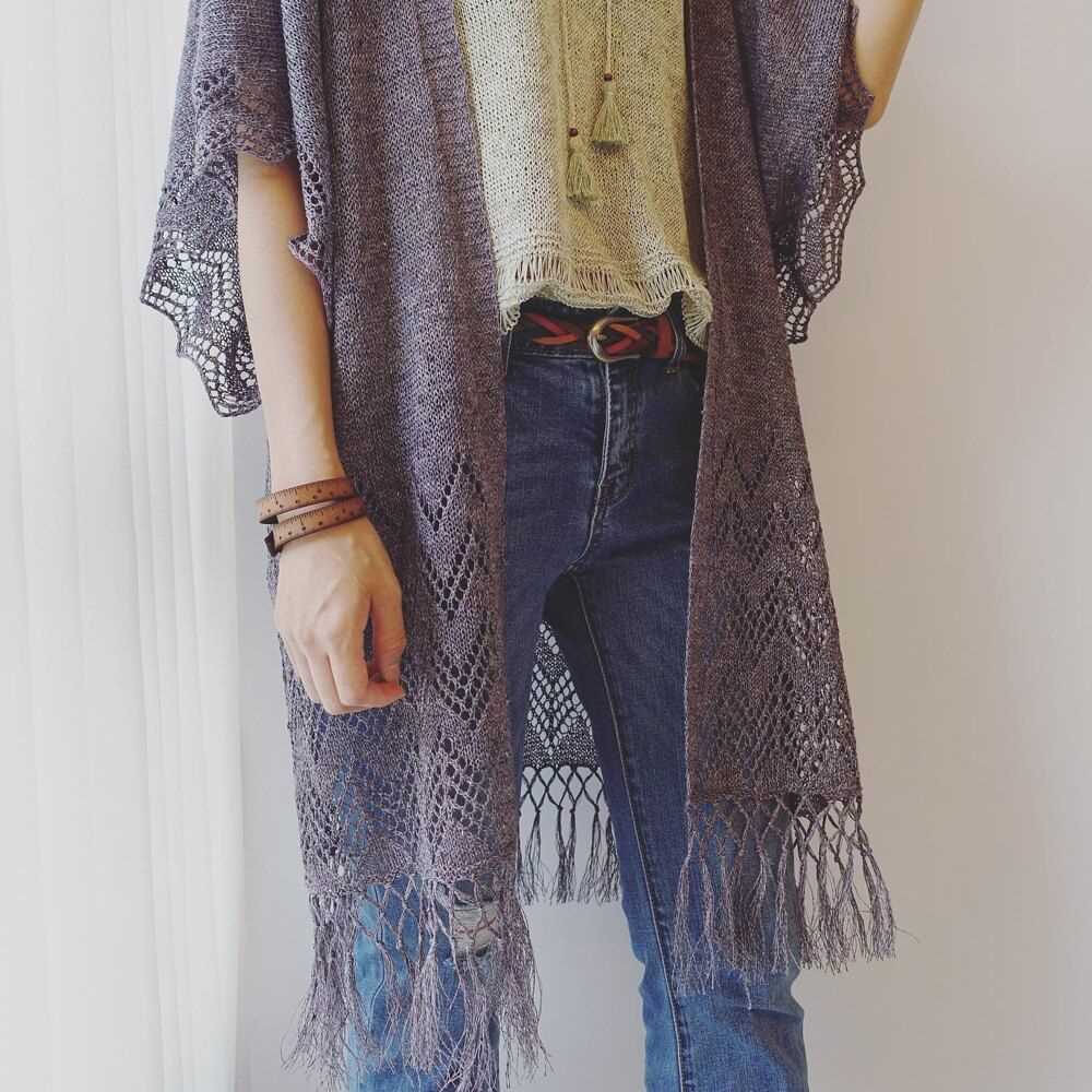Free knitted kimono pattern