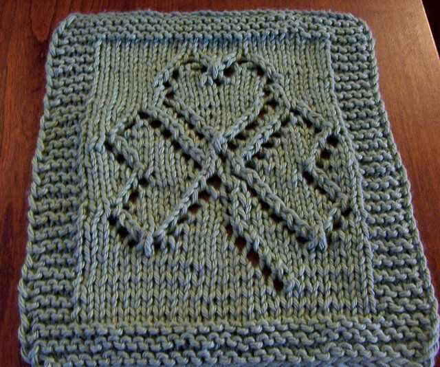 Free shamrock knitting pattern