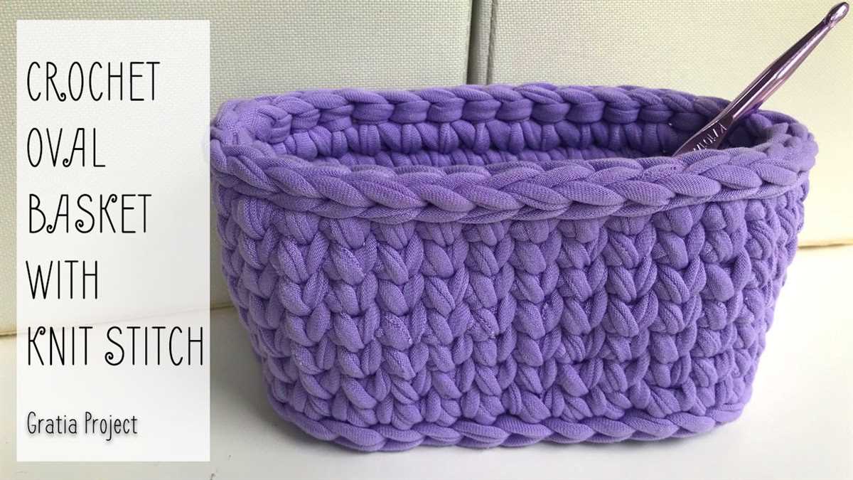 Easy knit basket pattern
