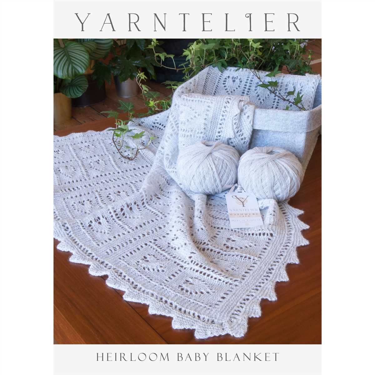Easy heirloom knit blanket pattern