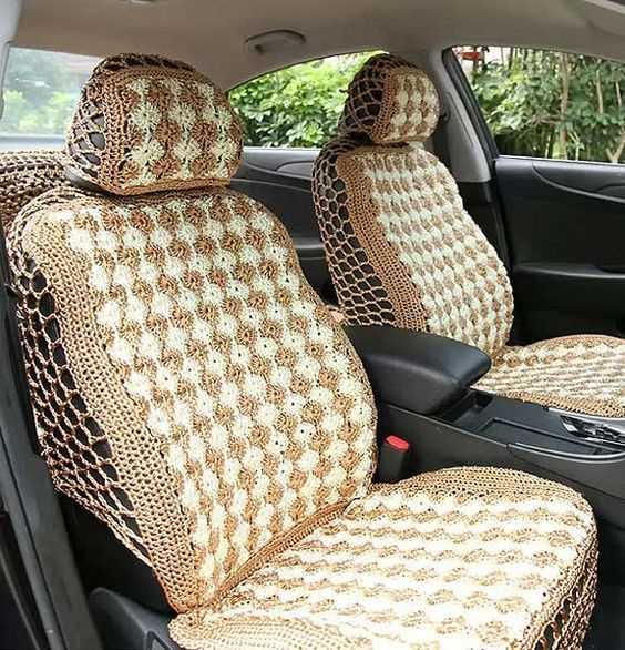 Car seat cover knitting pattern