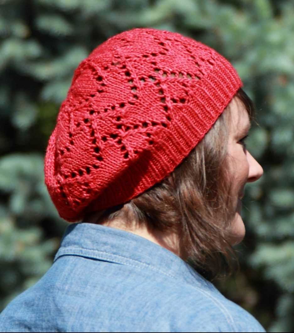 Slouchy beret knitting pattern free