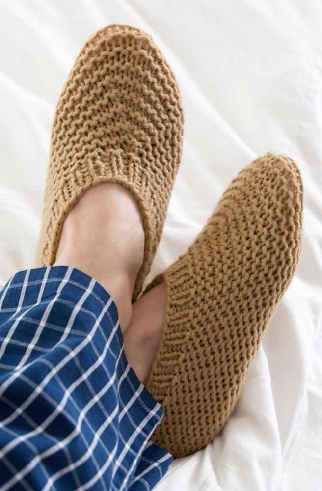 Free knit patterns for slippers