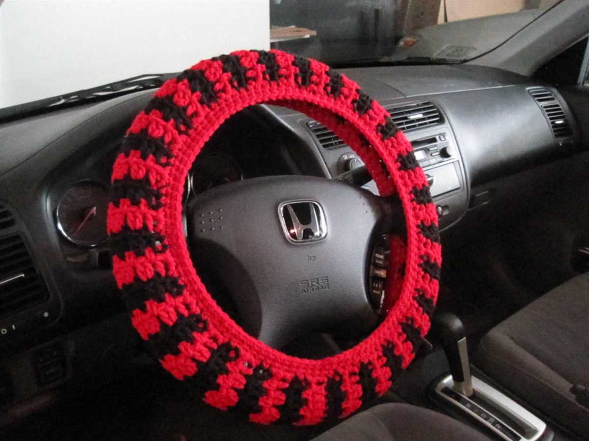 Steering wheel cover knitting pattern