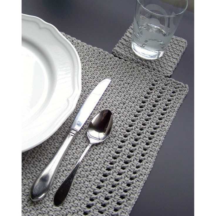 Easy knit placemat patterns