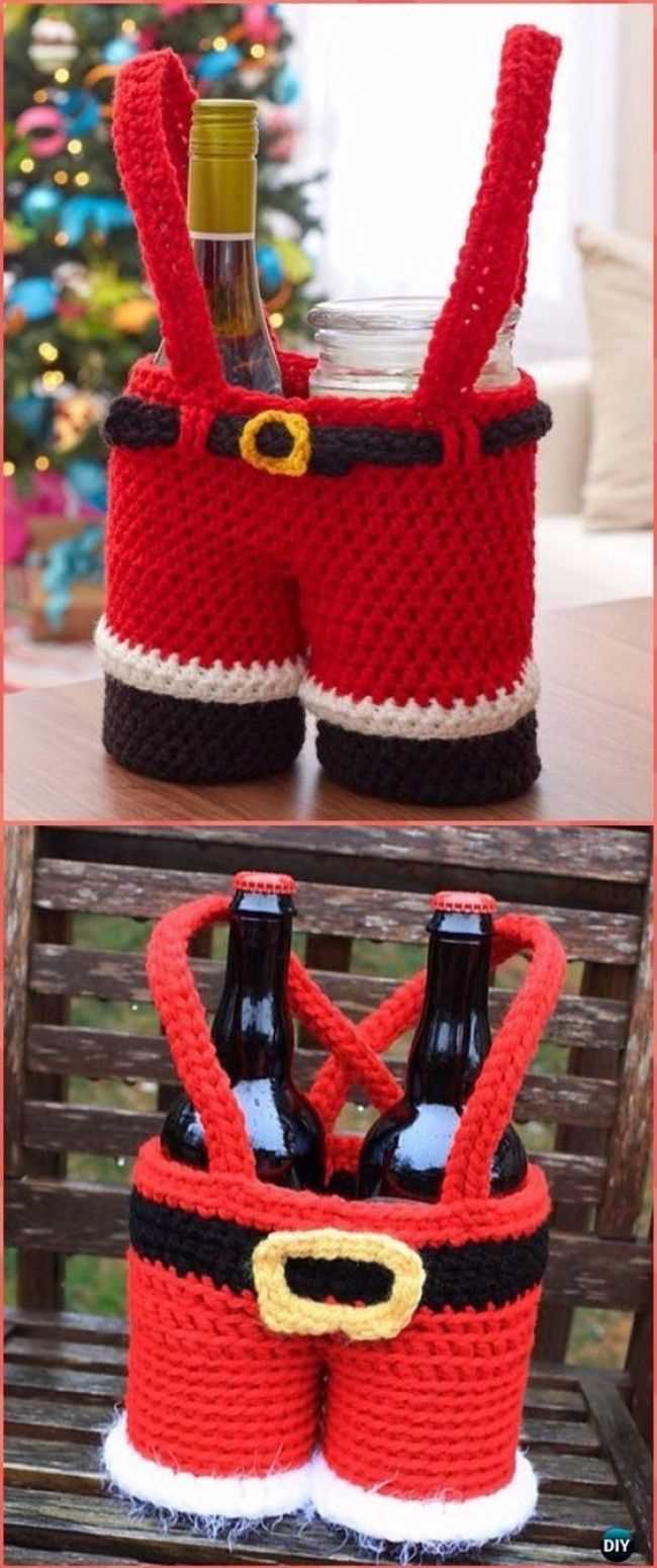 Christmas sack knitting pattern