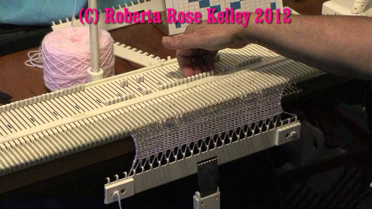 Knitting machine patterns brother