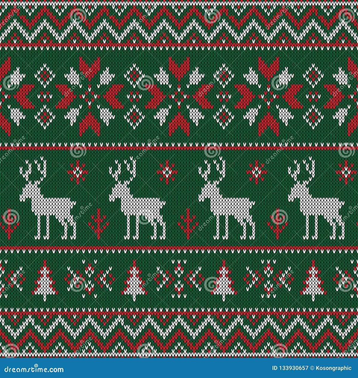 Knitting pattern christmas sweater
