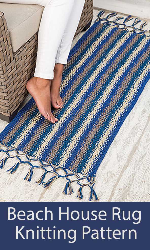 Rug knitting patterns free