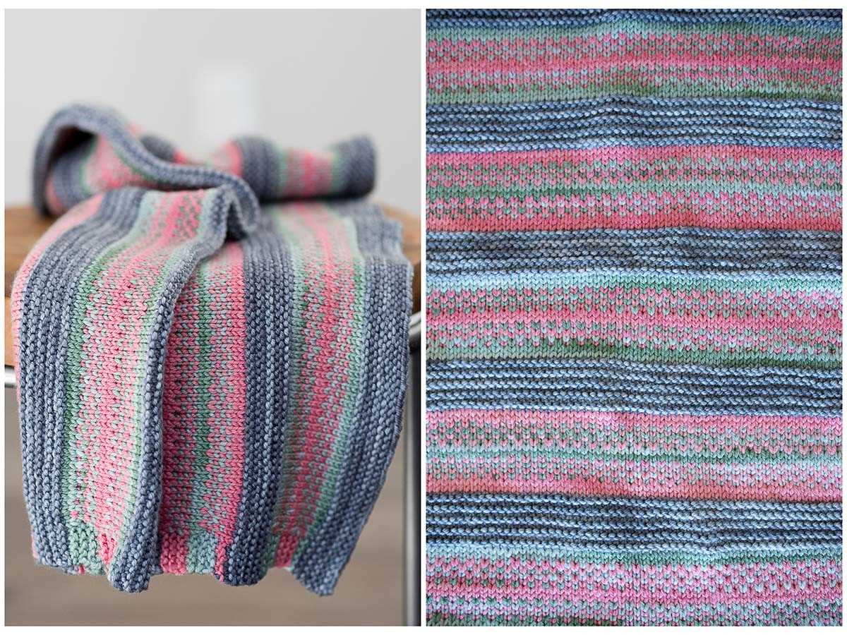 Boulevard blanket knitting pattern