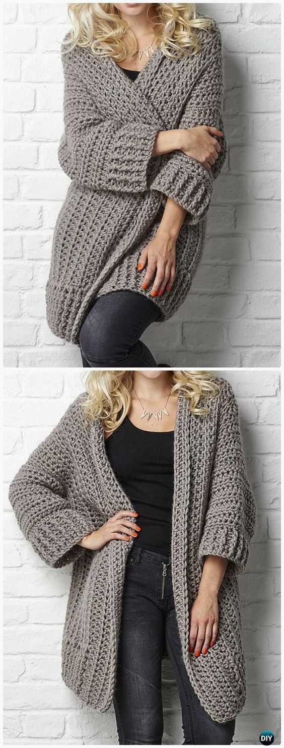 Cocoon sweater knitting pattern free