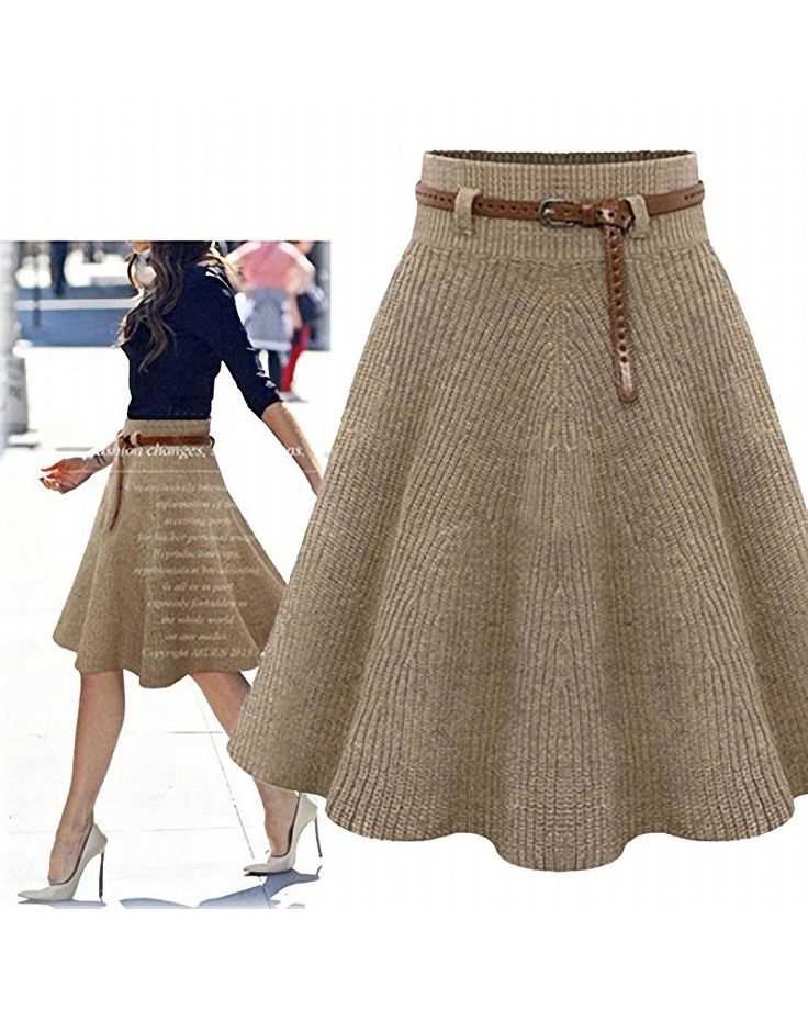 Knit a line skirt pattern