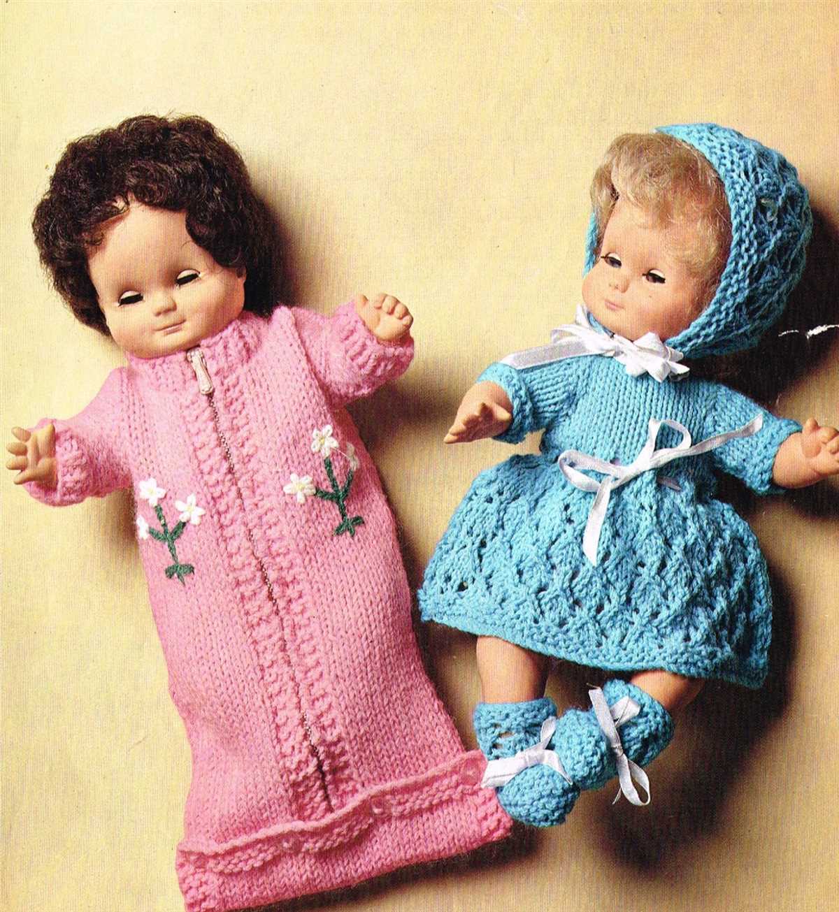 Knitting patterns for 12 15 inch dolls free