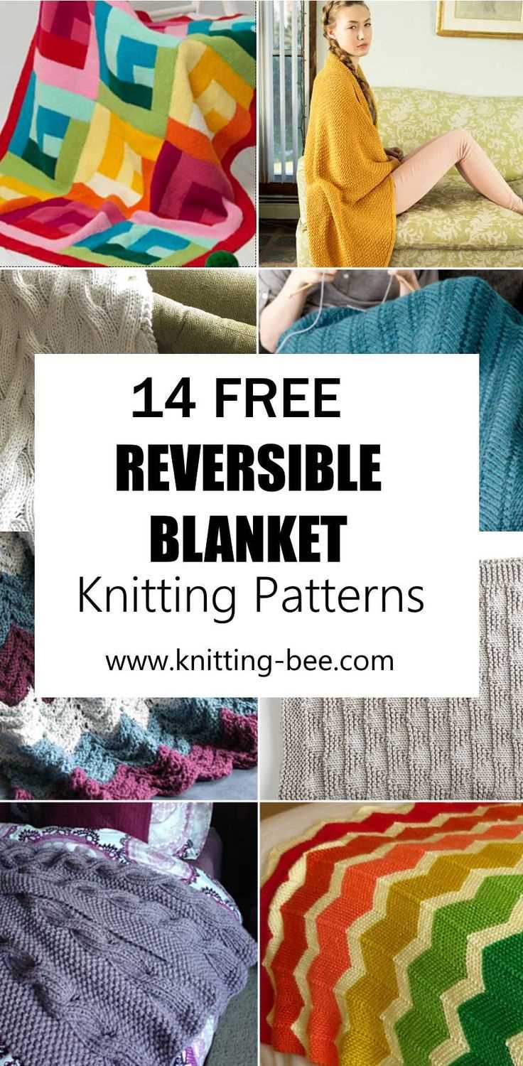 Free reversible knitting patterns for baby blankets