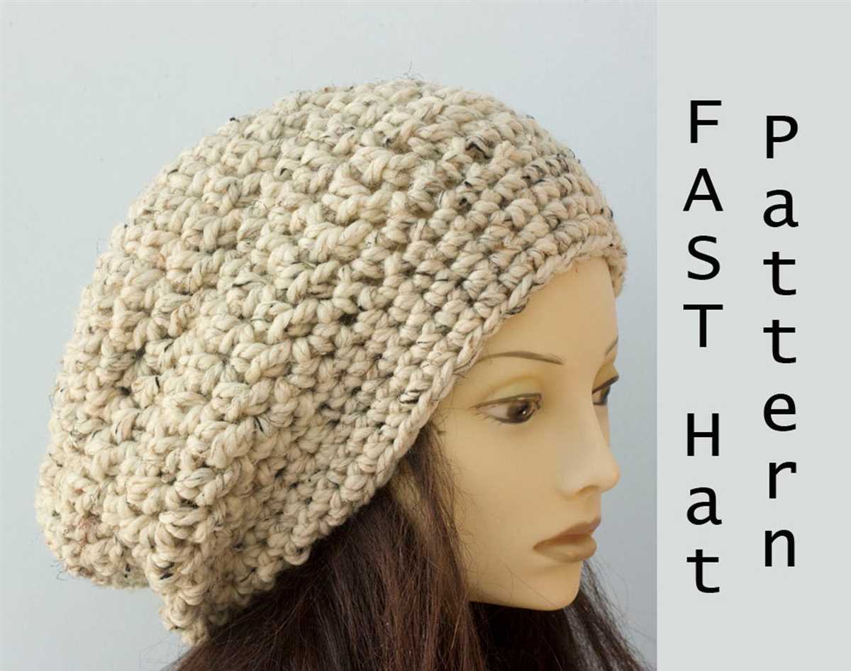 Easy chunky hat knitting pattern free