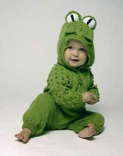 Frog sweater knitting pattern