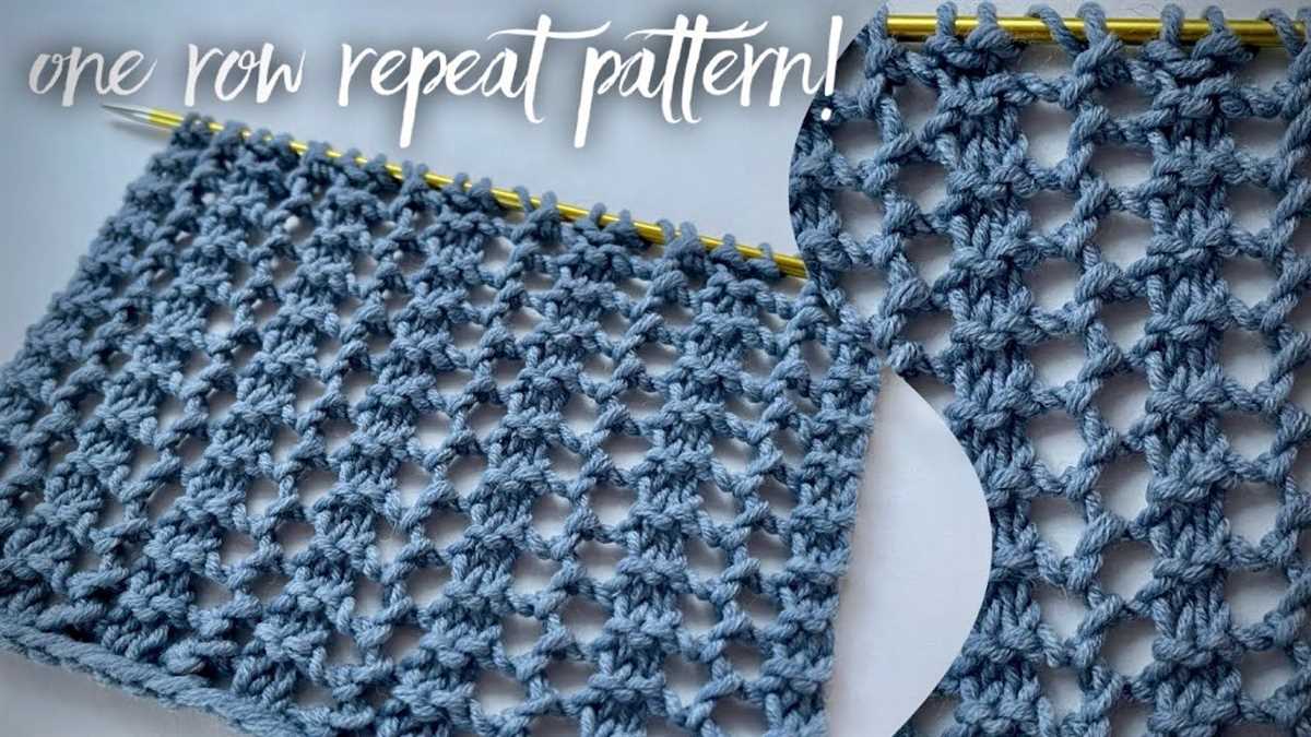 Simple and Elegant Repeating Knitting Patterns for Beginners