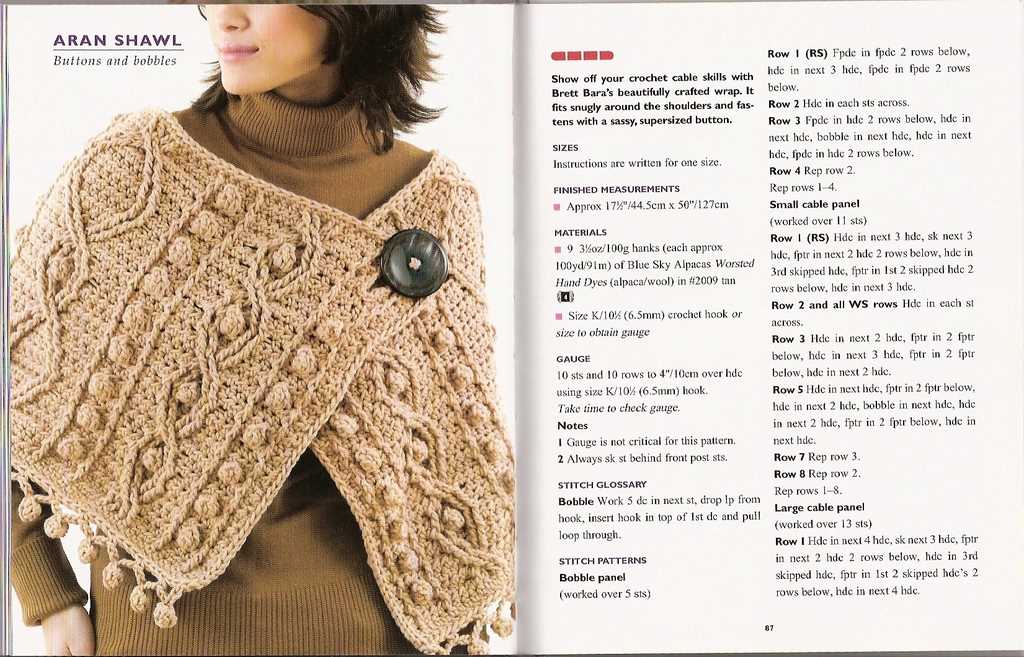 Alpaca shawl knitting pattern