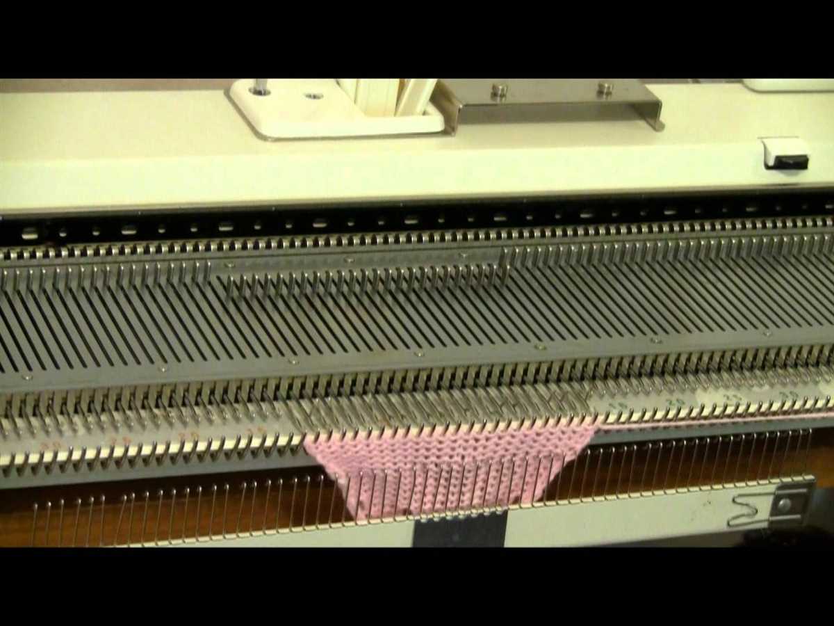 Knitting machine patterns brother