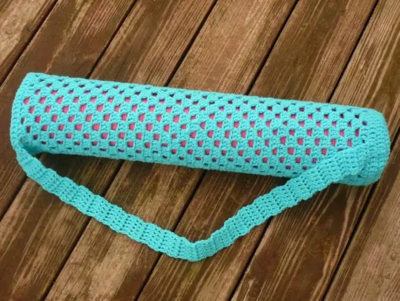 Yoga mat bag knitting pattern