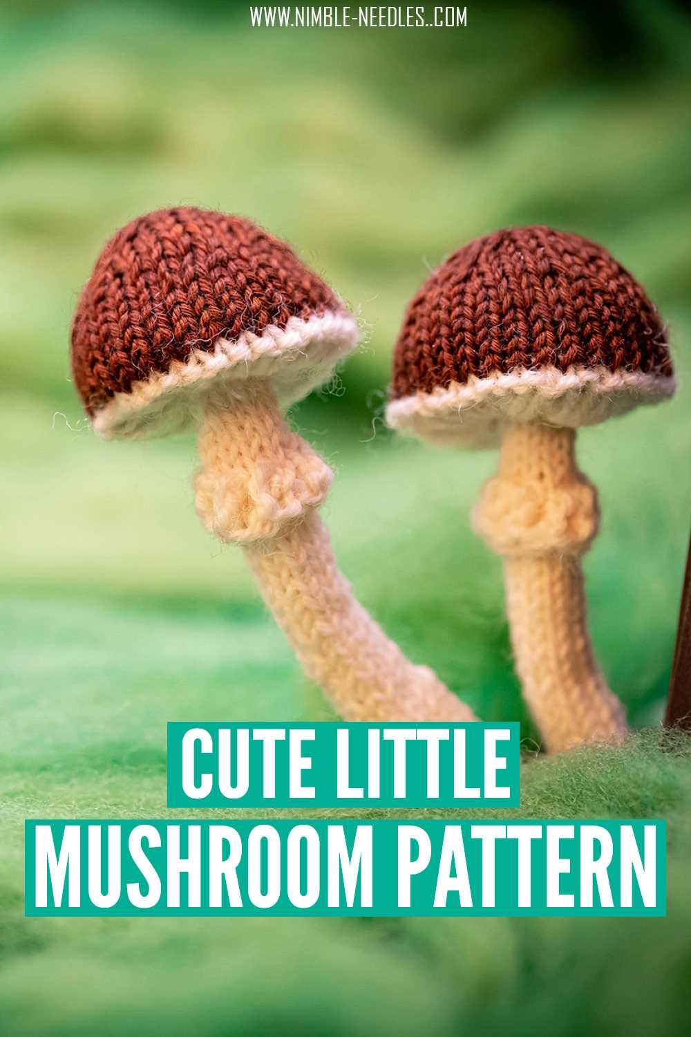 Mushroom knitting pattern free