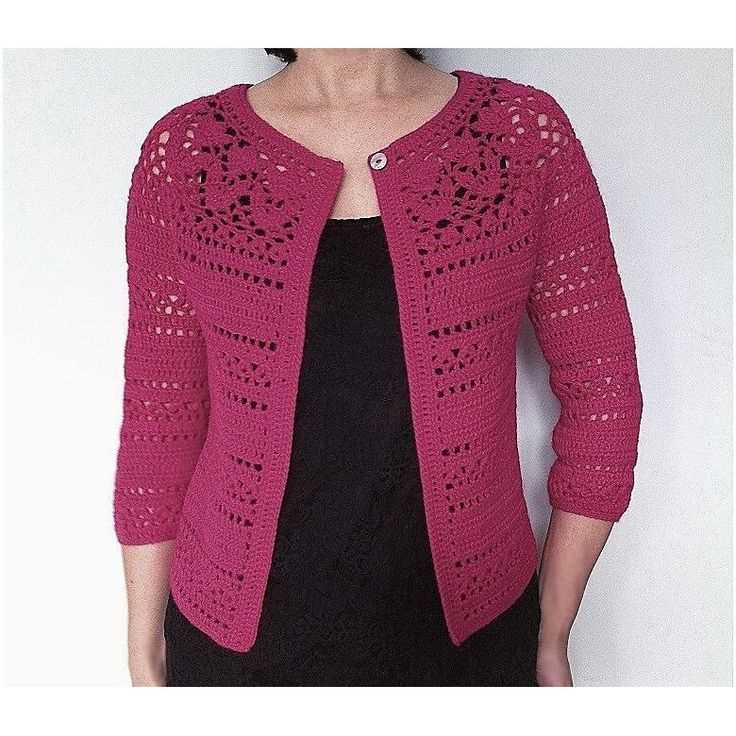 Yoke cardigan knitting pattern