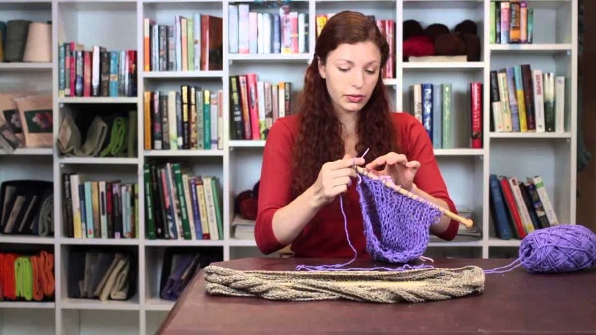 Youtube knitting scarf patterns