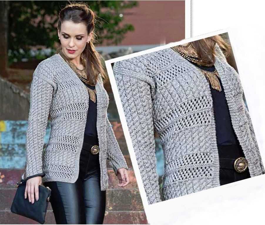 Knitted blazer pattern