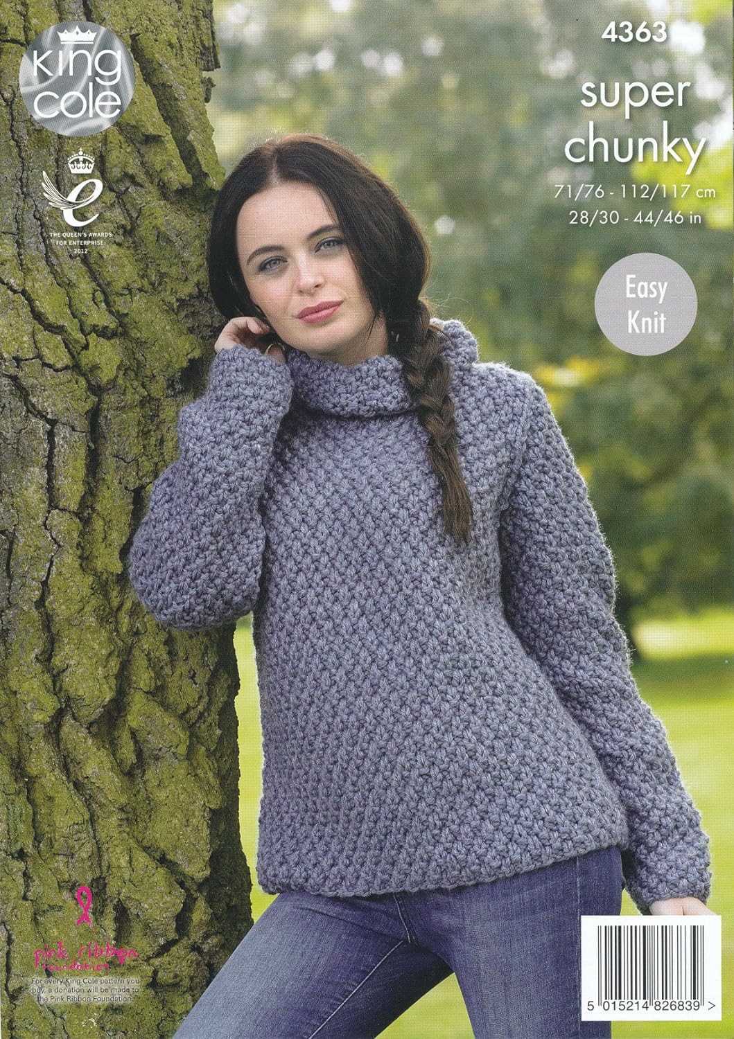 Chunky knit jumper pattern