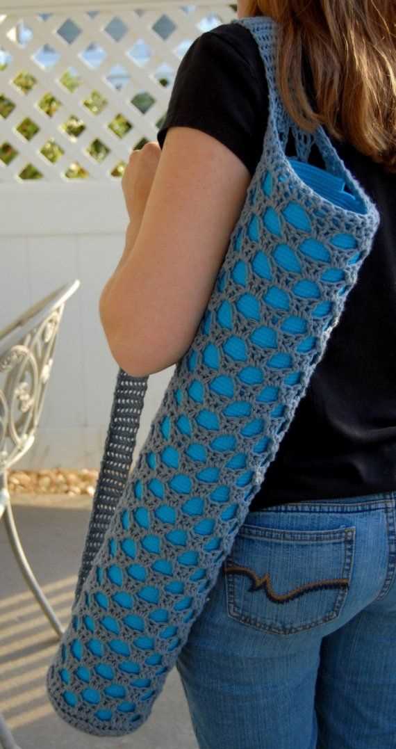 Knitting pattern for yoga mat bag