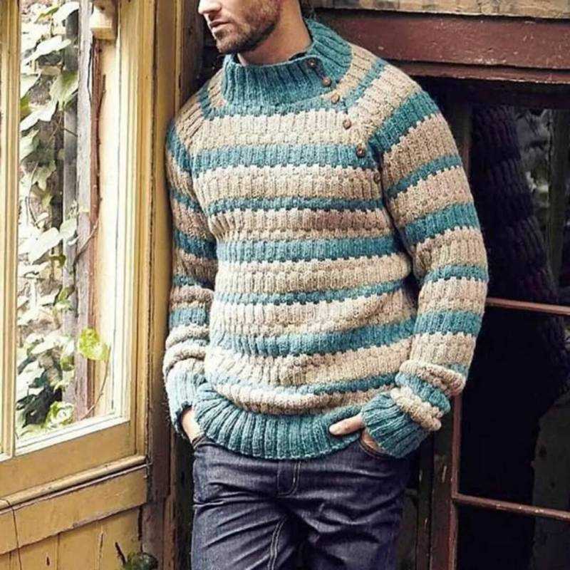 Mens sweater knit pattern