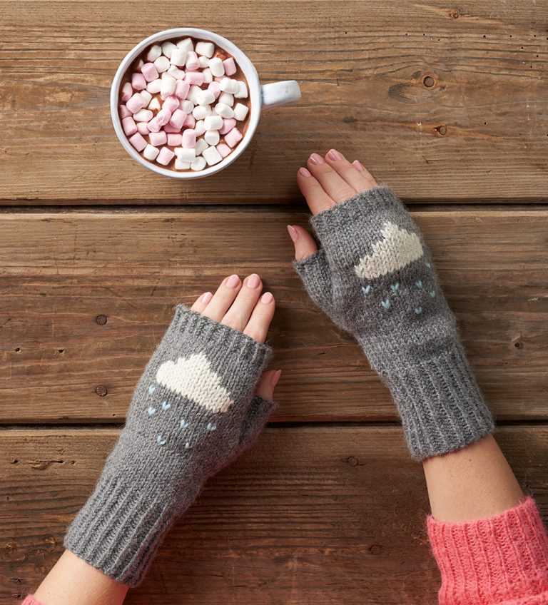 Wrist warmers knitting pattern circular needles