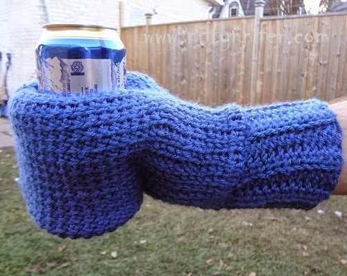 Beer mitt knitting pattern