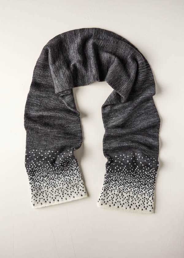 Knit and purl scarf pattern