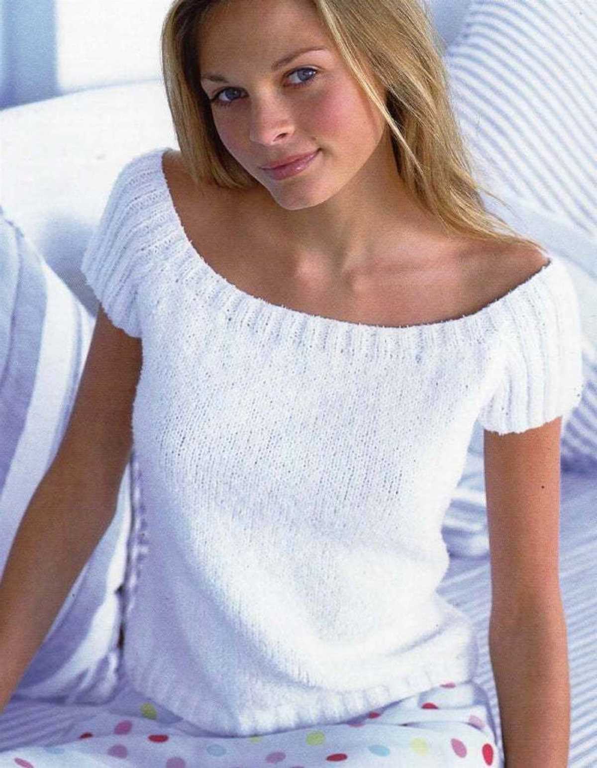 Knitting patterns for womens tops