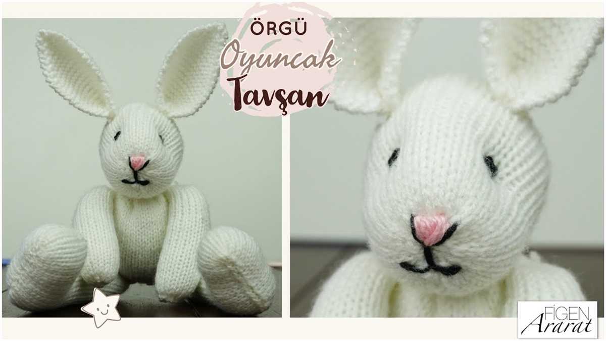 Easy knit rabbit pattern