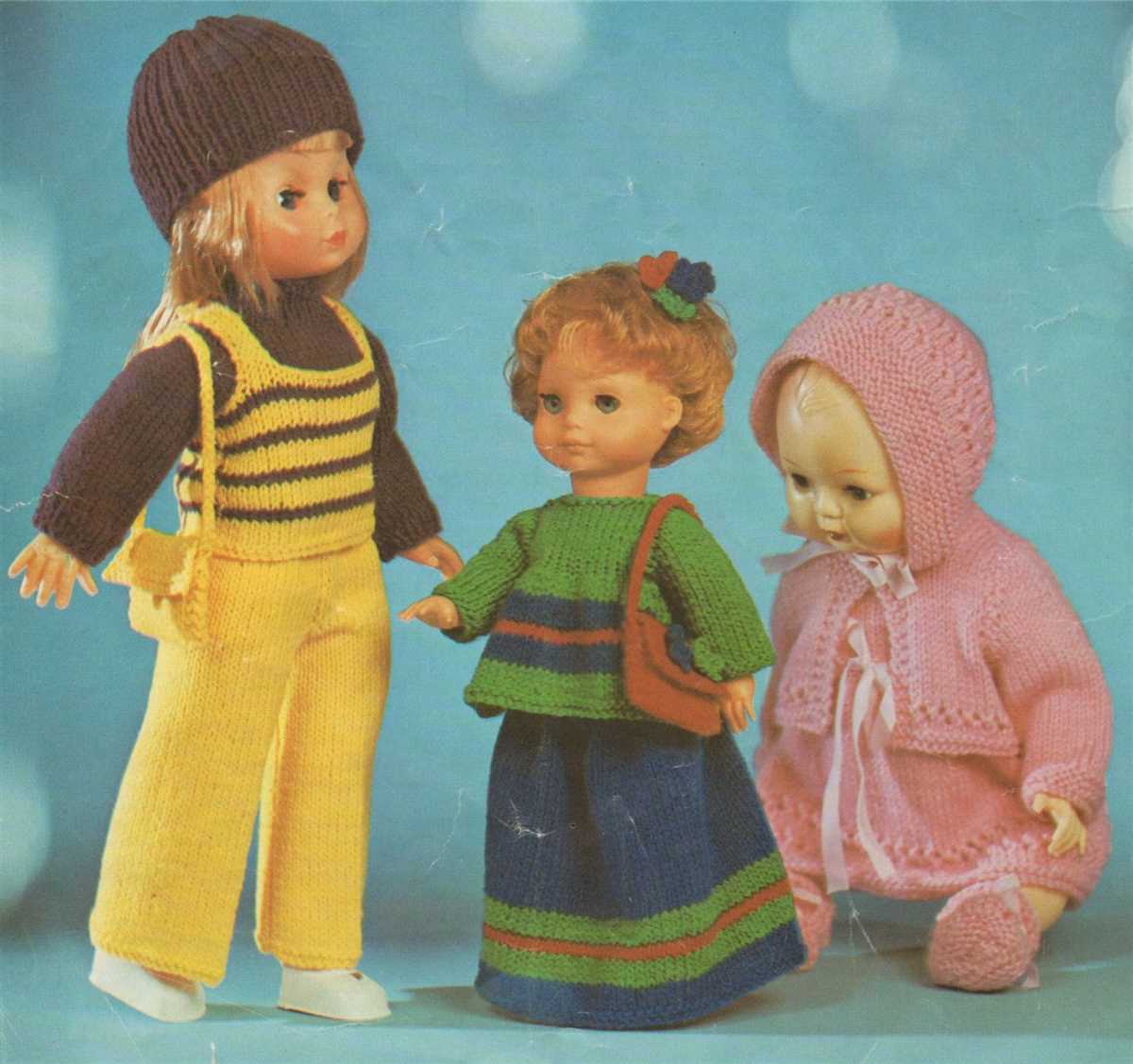 16 inch doll clothes knitting patterns free