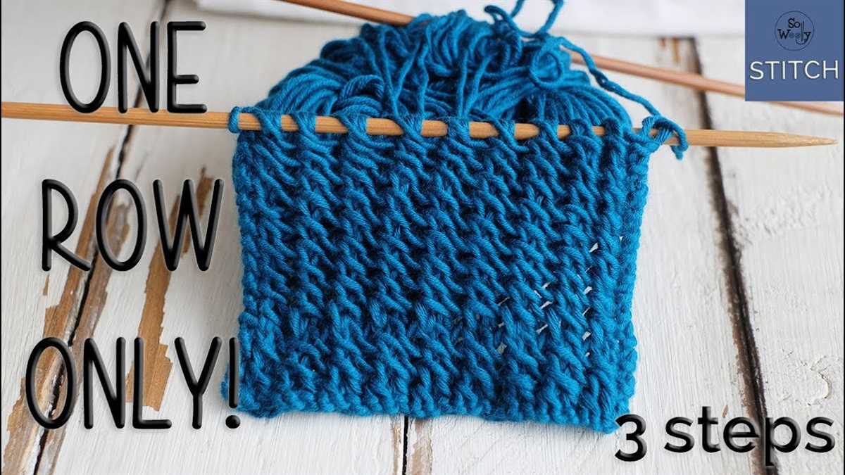 Knit 1 purl 1 scarf pattern