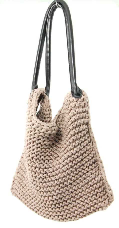 Knitted hobo bag pattern free