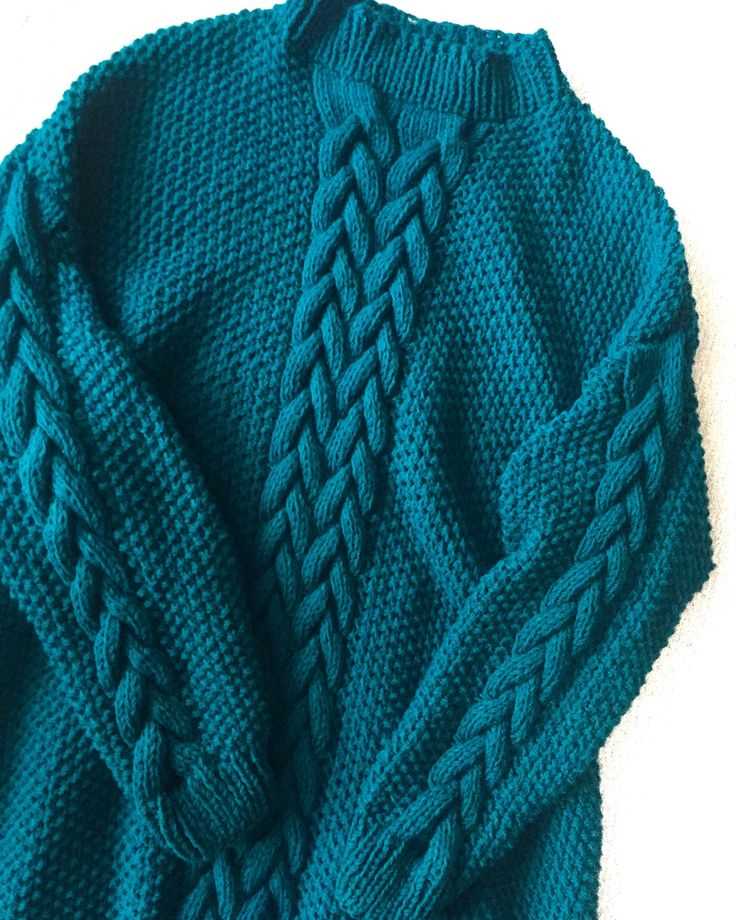 Sweater scarf with sleeves knitting pattern