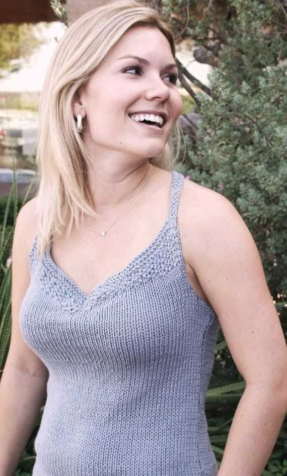 Knitted camisole pattern