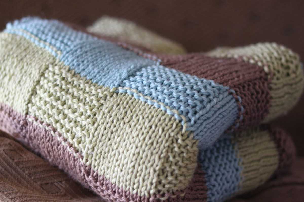 Free blanket knitting pattern
