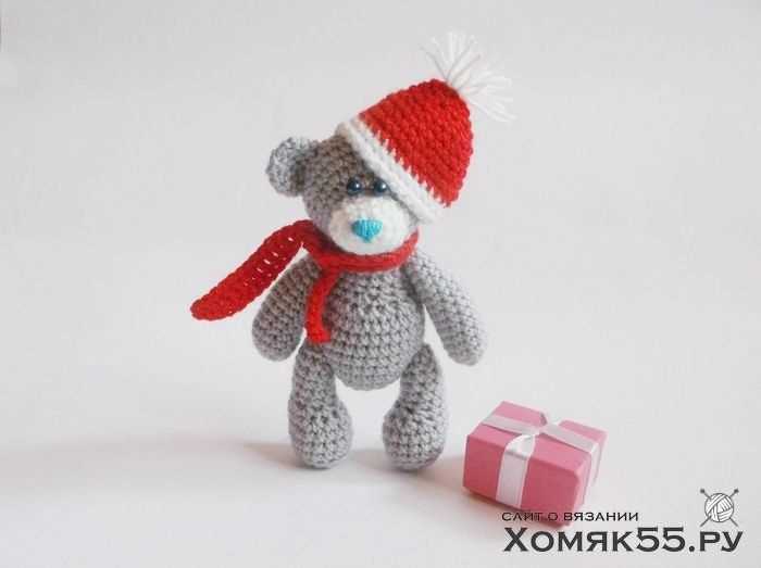 Christmas teddy bear knitting pattern