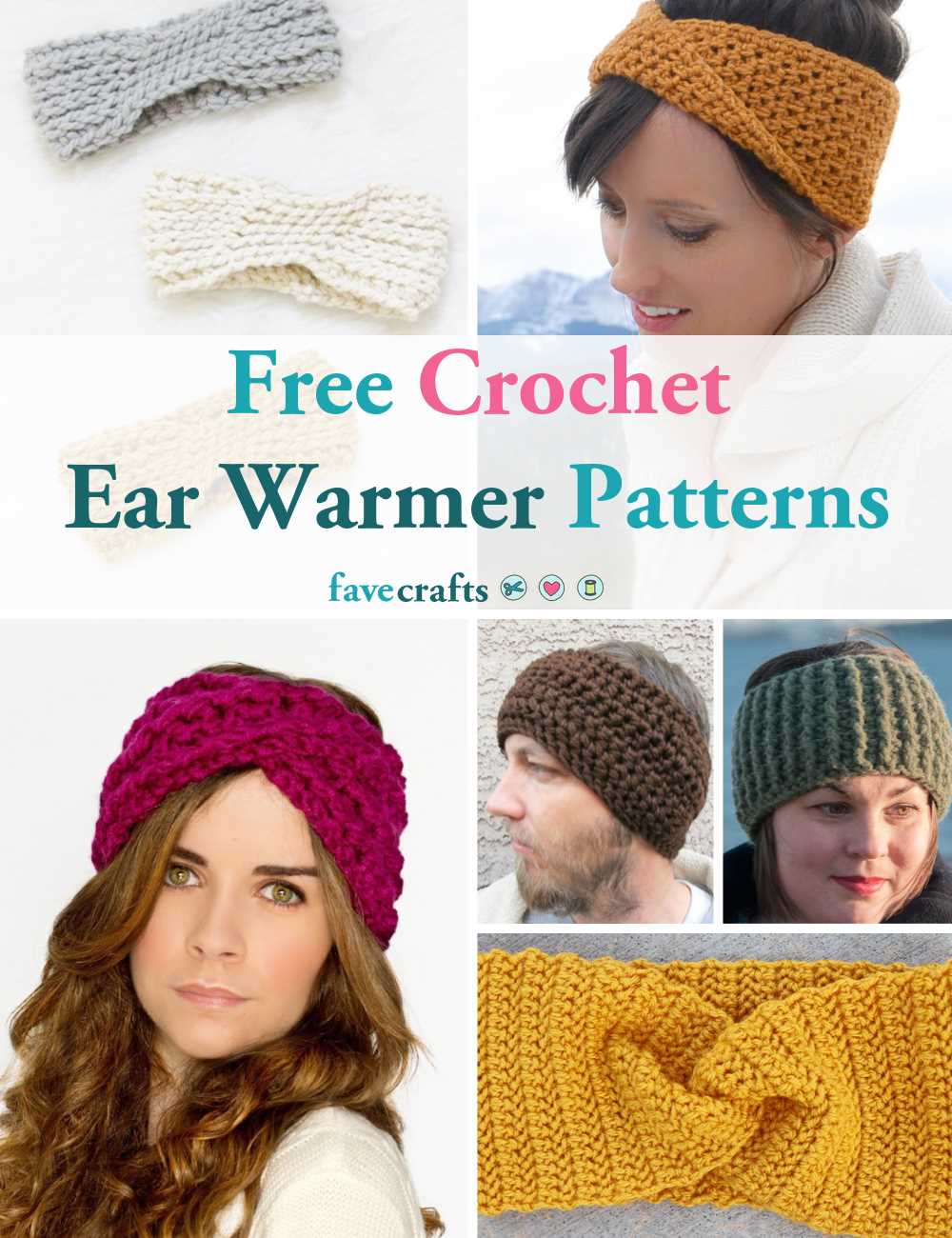 Knitted ear warmer pattern free