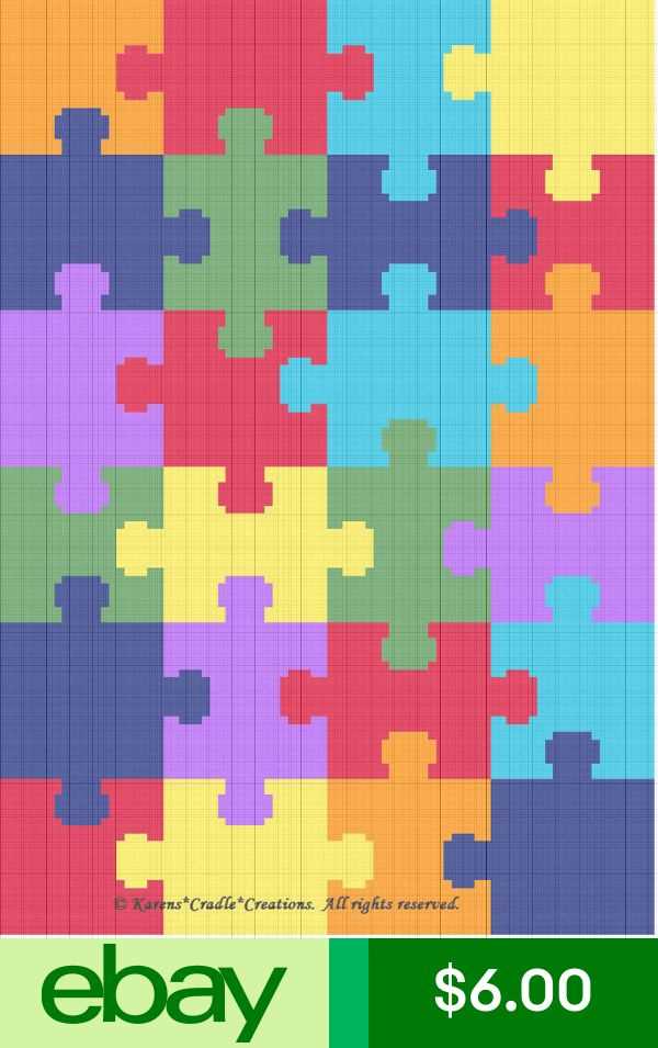 Jigsaw puzzle knitting pattern